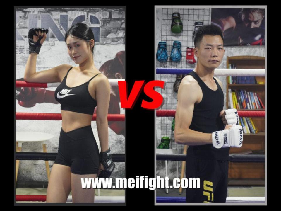 MF-MB15-Agan VS C 片名：MF-MB15-Agan VS C<br>片源：meifight网站<br>关键词：meifight拳社 女拳手 女拳击 打肚子 擂台<br>购买地址：<span style='color:#b0b0b0;'>[隐藏文字，购买后可见]</span>