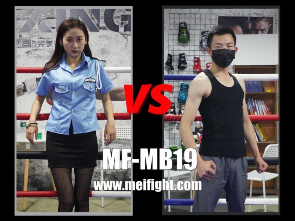 MF-MB19-Xi VS C 片名：MF-MB19-Xi VS C<br>片源：meifight网站<br>关键词：meifight拳社 女拳手 女拳击 打肚子 擂台<br>购买地址：<span style='color:#b0b0b0;'>[隐藏文字，购买后可见]</span>