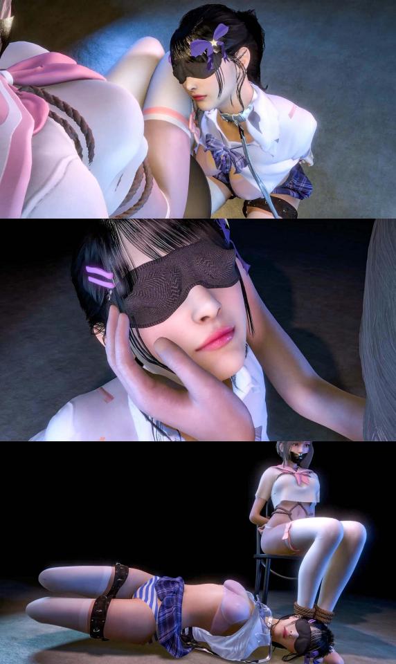 【女高的地下室直播】百合系列——白丝学生妹的直播记录，胶带严密堵嘴，双人捆绑接吻，白丝学生装 【女高的地下室直播】百合系列——白丝学生妹的直播记录，胶带严密堵嘴，双人捆绑接吻，白丝学生装<br>解压密码：jingjing