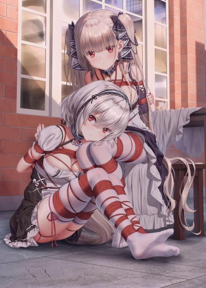 套图1 [Boxtie,Maid,Breast bondage,Japanese Anime,White Pantyhose,ひみつ]