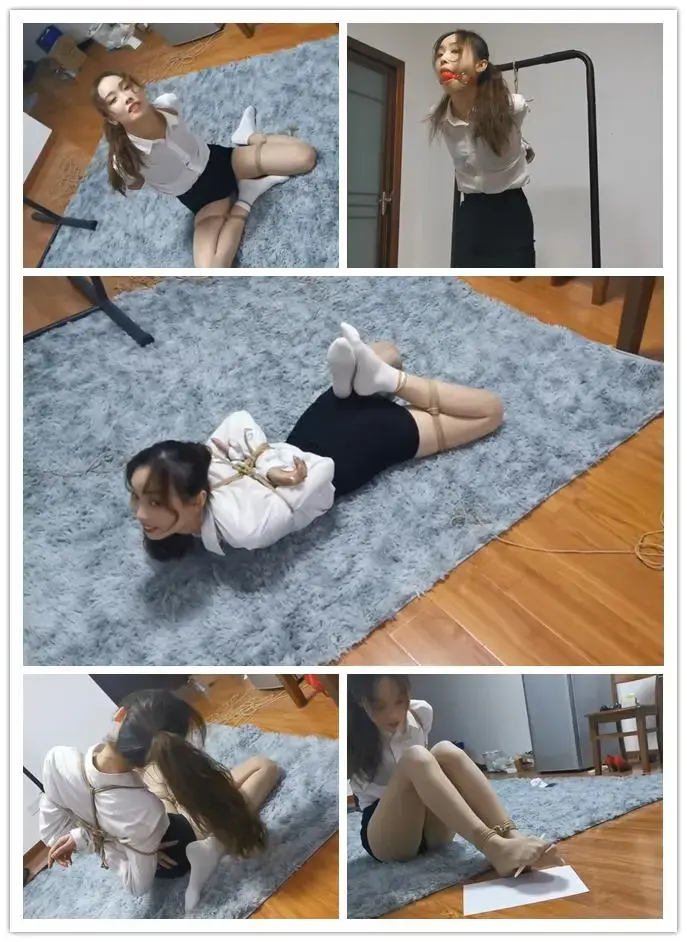 奥特曼定拍 雨琪紧缚实验（挑战篇） 甜妹子雨琪在紧缚状态下挑战三个主题 1.脱袜子 2.忍口水 3.用脚写字<br>片中有些亮点 挑战第1项时 雨琪感觉自己可以，然而现实很骨感<br>挑战第2项时，为了成功雨琪把头抬的很高，比绳子绑着抬头效果还好<br>挑战第3项时，原本我是准备让雨琪裸足挑战的，奥特曼更狠，丝袜都不脱，强行增加难度