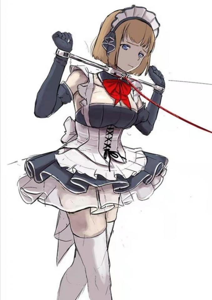 整点老图 - 画师：伊藤达哉 [Maid,White Pantyhose]