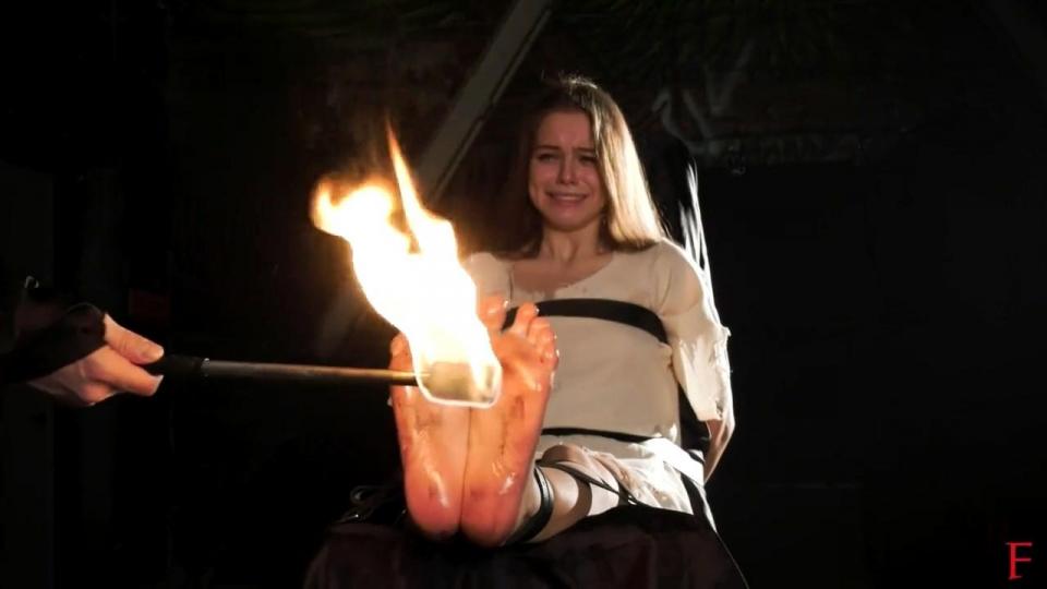 RussianFetish: Bastinado and fire or Leya the witch's remorse (FULL HD MP4) By John. Made by request<br><br>The story of witchcraft ended sadly for the witch Leya. On the night before Christmas, she was captured by the inquisitors and taken to the prison. And now her tender feet will be flogged with a paddle and with fire in case of refusing to confess to witchcraft. The inquisitor needs only repentance words from her, but Leya confesses nothing and denies her involvement in dark and witchcraft.<br><br>- Witch, you are accused of witchcraft and you have to confess your sins <br>- I am not a witch, it’s a mistake!<br>- I don't believe a single word you say, demon whore<br><br>for Leya begins...<br><br>More clips with Leya:<br>Don't touch my stuff bitch! Leya's punishment (FULL HD MP4)<br>Leya's Hogcuffs Endurance Challenge (FULL HD MP4)<br>Leya's webcam escape challenge goes wrong (FULL HD MP4)<br>Leya - bastinado dice game (FULL HD MP4)<br>An odd casting for Leya (FULL HD MP4)<br>Licking soles of hogtied Leya (FULL HD MP4)<br>Astrid worships Leya's extremely dirty feet (FULL HD MP4)<br>Target: Leya. Neutralizing young fighter by abs tickling (FULL HD MP4)<br><br>Read less<br>Category: BASTINADO<br>Related Categories: BASTINADO, BAREFOOT, 18 & 19 YRS OLD, FIRE PLAY, SOLES.<br>Keywords: leya, clip by john, custom clip, young girl, medieval style, interrogation, fire, feet slapping, fire torch, no nudity, role play, tied girl, witch, small feet. <br><br><span style='color:#b0b0b0;'>[隐藏文字，购买后可见]</span>