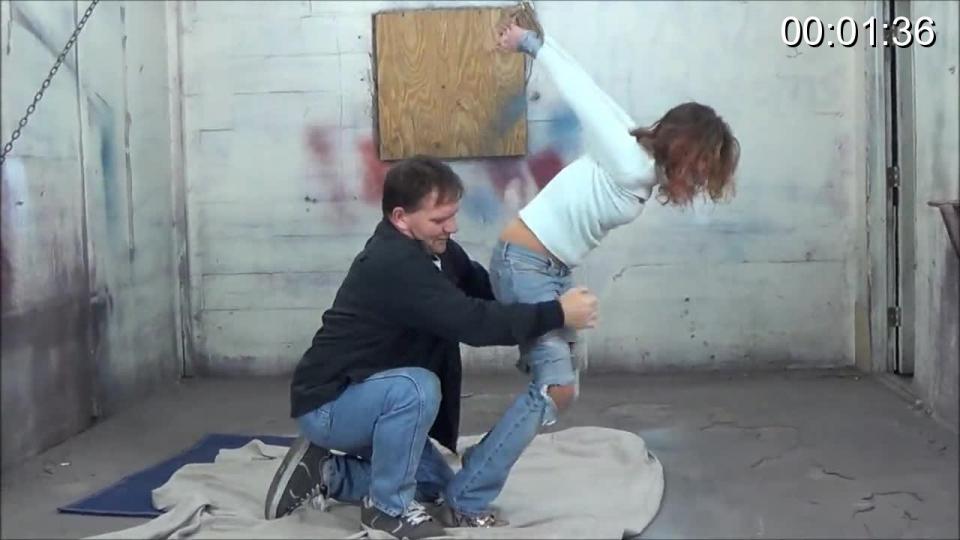 Vivian This is tape Newest Gal Vivian, dressed in jeans, heels and a sweater learns all about tape bondage . I start her out tape gagged and strappadoed in tape. I walk in and tape her knees then ankles....making it difficult for her to stay balanced in heels. I lower her arms and she lands on the floor where she gets even more tape. I add some chest tape and bend her in half, wrapping yards of tape to make sure she stays secure, Last a tape blind fold completes the job. Vivian now understands tape.<br><br><span style='color:#b0b0b0;'>[隐藏文字，购买后可见]</span>
