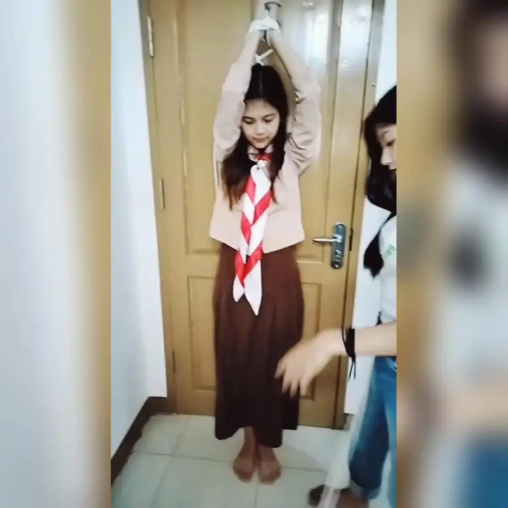 Indonesia Scout Bondage 2 revpeng's avatar<br>revpeng<br>Jan 28, 2022<br>Deviation Actions<br><br>Download<br>A Painful Audit Follow-up 4/4<br>bondage<br>damselindistress<br>gagged<br>highheels<br>spanking<br>MORE<br>The machine was still swinging, spanking Nanda's defenseless butt painfully without tiring. The men just watched her as she cried, struggled, and in pain from the spanking, but they show no intention of letting Nanda go.<br><br>"Mmmfh!! Mmmfh!! MMFMH!"<br><br>"This would be a lesson for you, miss auditor," said one of them with his hand on Nanda's chin. "be very careful with your wording on your audit report. Words can hurt you know. Well, not as painful as this wonderful machine, though."<br><br>"Mmmmfh!!"<br><br>The machine kept swinging, and there's nothing that she can do to stop it. She can only hope that someone from her office noticed that she had been gone for too long, and call for help or even better, saving her. But until then, she had to endure this painful and humiliating 'punishment', just because she tried not to accuse this people intentionally avoid tax, when they apparently did and even proud of it.<br><br>And in the meantime, Nanda's painful punishment continue in earnest. And there' no end in sight.