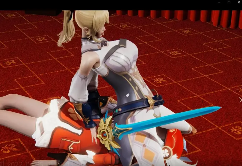 可莉和琴团长的百合调教  