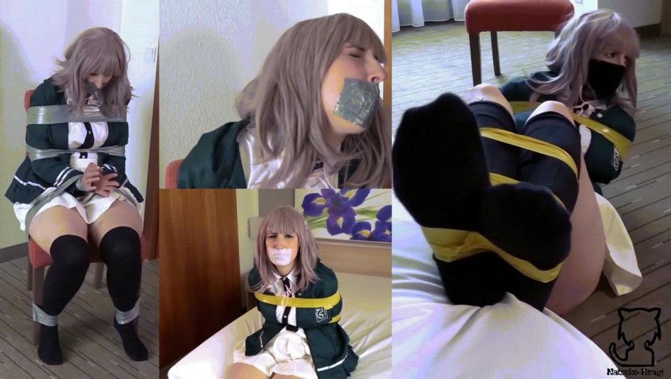 A Trap For Chiaki Original Damsel: Chiaki<br><br>The model is over 21. Dont post or upload our video or picture sets some where else or we´ll go for legal consequences!<br><br>Chiaki was playing a video game when she suddenly found a corpse on the ground... And it seems he is dead?!?!<br><br>She was trying to reach her friends but in the mean time the "Dead Guy"  was more alive then she thougt and Chiaki was so shocked that she lost her consciousness...<br><br>Short time later when Chiaki woke up from her nap... She realized she was tied and gagged on a chair but what has her kidnapper in store for her???<br><br>Pic Pack includes: Tapegag, plastergag, layred tapegag, layredgag, over the nosegag, tape bound, chairtie, socked feet, on screen gagging, ungagging, stuffgag, gag talk, moaning, struggling<br><br>Video Length: 27:00 Minutes