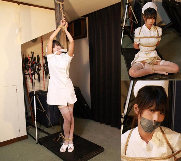 監禁隷嬢 囚われのナース 小春 Part1 此资源为東京緊縛站点标清资源，此资源仅在C4S和GC上出售，有且仅有标清版本。自购与GC平台，售价1400日元。<br><br>介绍作品之前呢，先讲一件事，我怕写在后面到时候没人看了。我之前在妖狐吧分享的東京緊縛资源，有一些被一个歪果仁搬运到自己的网站上分享了。我是怎么知道的呢？因为有一次分享的资源，文件大小超过了3G，所以没法直接上传，就调整了一下文件大小，结果后来，那个歪果仁分享的作品就是我在妖狐吧分享的这个版本。所以呢，我不会再分享原版的東京緊縛资源了。以后分享的東京緊縛资源，我会将文件清晰度做一定调整，对此事如果介意的朋友，购买之前一定要考虑清楚！如果后面这个歪果仁继续这样搞，不排除会采取其他措施。<br>Attention please: Some of the Tokyo Bondage videos I shared earlier were stolen by a guy and shared on his own website called A**** B******. I warned him on his website, but he ignored and still steal the videos I shared. Therefore, the resolution of the Tokyo Bondage video I'm sharing this time has been reduced, and all the Tokyo Bondage videos shared after will do the same. If this guy ignores what I say and still steal my videos in the future, then I will consider further reducing the resolution of the video when I share it, or stop sharing the full video. If you can't get the full video in the future, remember this guy made this happen.<br><br><span style='color:#b0b0b0;'>[隐藏文字，购买后可见]</span><br>英文名：Captured Nurse Koharu Part1<br>作品内容：看護のために患者の家を訪ねたナース小春。しかしその家には悪漢が潜んでおり、囚われて縛られてしまう。柱に拘束され口には布の猿轡が咬まされる。やが て、柱の前で胡座縛りにされ、今度は布切れを詰め込まれた口をガムテープで何重にも覆われてしまう。厳しい縛りと非情な猿轡にナース小春が苦悶する。<br>Beautiful Japanese lady Koharu bound and gagged in nurse costume.<br>Koharu is a Japanese nurse.One day she has visited patient home, but a bad guy was hiding there. She is captured by him, and tied to the wooden post. She struggles to get free but soon some piece of cloth are jammed into her mouth and cleave gagged. Then she is cross legged tied in front of post, and layered tape gagged. Koharu groans and struggles helplessly in whit nurse costume. 