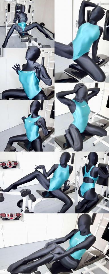 [W’sH]——Olivia——黑zentai——好好健身！别发骚！(湖蓝色光泽泳衣) 说好的来健身的。<br>Olivia却又犯了恋物瘾。<br>那就穿着zentai和光泽泳衣健身吧！<br>两全其美好事一桩！！<br>看她很是享受的提上高叉泳衣的吊带。<br>然后……<br>咦！怎么怎么？<br>怎么突然就开始发骚了？？？<br>这这这！！！！！<br>说好的健身呢？？？<br><br><br><br><br><br>注：<br>头像下面点点关注，可及时接收“wrapa’s house”新发布原创片的站内提醒，永远不迷路。<br><br>注：<br>W’sH 工作室<br>专注于zentai、紧身衣、spandex、丝滑光泽衣物、乳胶、睡袋、捆绑、锁链……等一系列恋物拍摄。<br>清一色欧美模特，高颜值，好身材。<br>单女、女女、三女应有尽有，各种玩法层出不穷。<br>拍摄手法极具艺术性，作品极具收藏价值。<br><br>注：<br>已取得W’sH工作室的代发授权，并已提交给管理员。<br><br>注：<br>价格我已协调W’sH，给中国的粉丝们争取了能够接受的价格。<br>若是还觉得贵，请自行参考C4S上的价格。<br><br>注：<br>不接受定拍。<br>可私信提出建议，我会帮助转达。