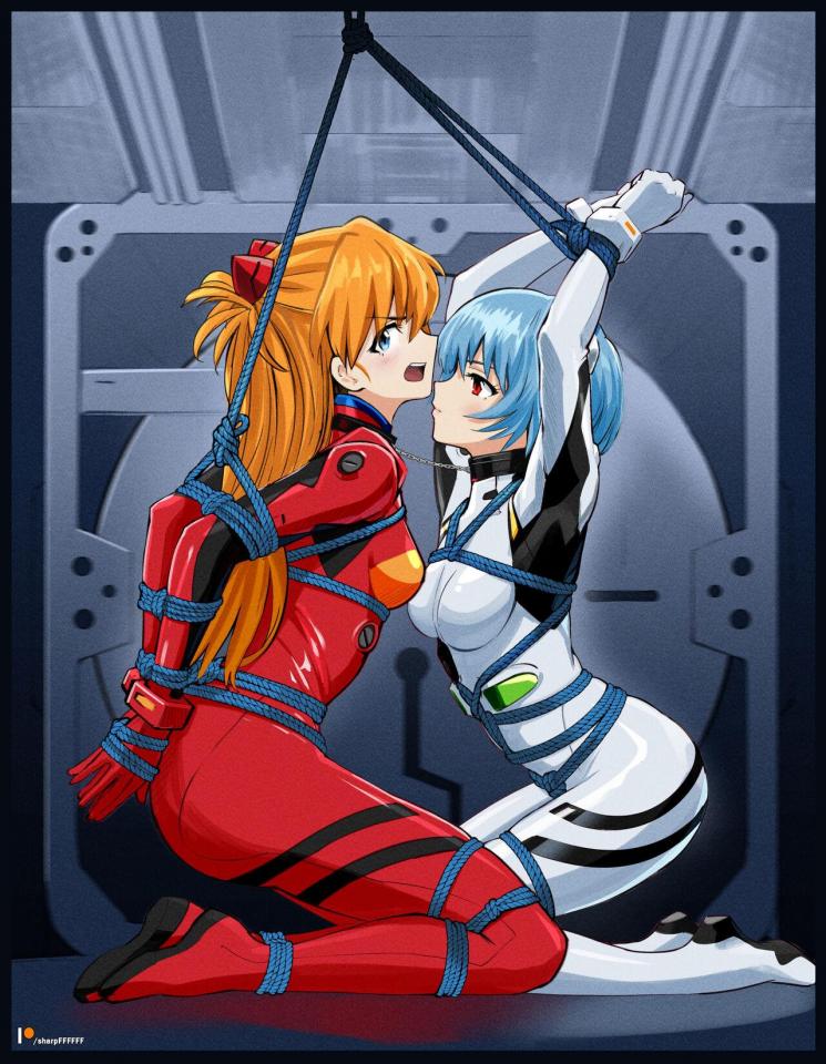 很多女生414 - 非常好看的 [Boxtie,Tortoise shell tie,Suspension ,Japanese Female,Breast bondage,Japanese Anime,Strappado Bondage,Asuka Langley,Multi-Bondage]