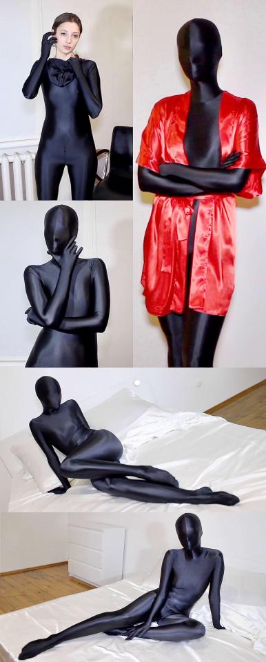 [W’sH]——Natasha女神——黑zentai——zentai入眠记 娜塔莎女神喜欢穿着zentai睡觉。<br>终极恋物者的睡眠都必须是丝滑的。<br>更衣室换上zentai之后，再去穿床上和丝绸床单缠绵一下。<br>然后抱着枕头安然入睡。<br>希望能做个丝滑的美梦~~~~~<br><br><br><br><br><br>注：<br>头像下面点点关注，可及时接收“wrapa’s house”新发布原创片的站内提醒，永远不迷路。<br><br>注：<br>W’sH 工作室<br>专注于zentai、紧身衣、spandex、丝滑光泽衣物、乳胶、睡袋、捆绑、锁链……等一系列恋物拍摄。<br>清一色欧美模特，高颜值，好身材。<br>单女、女女、三女应有尽有，各种玩法层出不穷。<br>拍摄手法极具艺术性，作品极具收藏价值。<br><br>注：<br>已取得W’sH工作室的代发授权，并已提交给管理员。<br><br>注：<br>价格我已协调W’sH，给中国的粉丝们争取了能够接受的价格。<br>若是还觉得贵，请自行参考C4S上的价格。<br><br>注：<br>不接受定拍。<br>可私信提出建议，我会帮助转达。