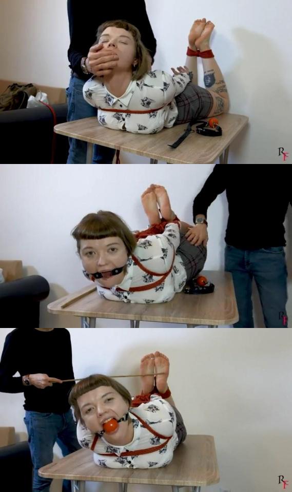 RussianFetish: Barefoot Bogdana is strictly hogtied Bogdana is tightly tied and helpless. She's struggling in hogtie and looks to the camera. After few mins, I come and put a ball gag into her mouth and tie her toes.<br>She loves being tied up!<br>Next, I take a bamboo stick and hit her soles few times. She's still enjoying that. I leave her alone for struggling.<br>Next, I remove the ball gag and put a ring gag in her mouth. Bogdana moans and suffers, struggles in tight bondage.<br>I wait until she gets completely tired and start to untie her.<br><br>You might also like:<br>Hogtie experience for sexy Milolica (FULL HD MP4)<br>Yolla. Hogtie bastinado (FULL HD MP4)<br>Yolla strict hogtied (FULL HD MP4)<br>Kate Anima hogtied with a ring gag (FULL HD MP4)<br>Beauty Sara tied in hogtie (FULL HD MP4)<br>Sabina is hogtied. Tickle and lick her feet (4K Ultra HD MP4)<br>Dunya tickles hogtied Lilly (FULL HD MP4)<br>Polina. Tight Hogtie and Huge ball gag (FULL HD MP4)<br>Anfisa barefoot hogtie (FULL HD MP4)<br><br>Category: BONDAGE<br>Related Categories: BAREFOOT, BALLGAGGED, ROPE BONDAGE.<br>Keywords: gagged, m/f bondage, hogtie, ring gag, bastinado, table, tight bondage, slave girl, toe tied, struggling, tied, no nudity, girl next door, bogdana, bondage, rope bondage, shibaru, suspension, belts, bedtie, hogtied, tight bondage, strict bondage, bound elbows, struggling, ballgagged, helpless.<br>类别：束缚<br>相关类别：赤脚，BALLGAGGED，绳索束缚。<br>关键词：堵嘴，男/女束缚，hogtie，环堵嘴，巴斯蒂纳多，桌子，紧束缚，奴隶女孩，脚趾绑，挣扎，绑，不裸露，邻家女孩，bogdana，束缚，绳索束缚，shibaru，悬挂，腰带，bedtie，hogtied，紧束缚，严格束缚，束缚肘部，挣扎，ballgagged，无助。<br><span style='color:#b0b0b0;'>[隐藏文字，购买后可见]</span>