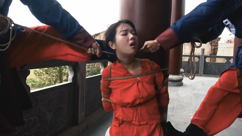 古装女囚片《白丽娘》 白丽娘在被起解的路上被起歹意的衙差奸污杀害 白丽娘谋杀亲夫被抓获归案，在大堂受到大老爷严刑逼供，最后被屈打成招，押解府城受审，在起解府城的路上，押差看到丽娘有几分姿色顿时起色心，在破庙把丽娘玷污，后起杀心在破庙把丽娘谋杀了，难得的古装女囚片，QQ342642509
