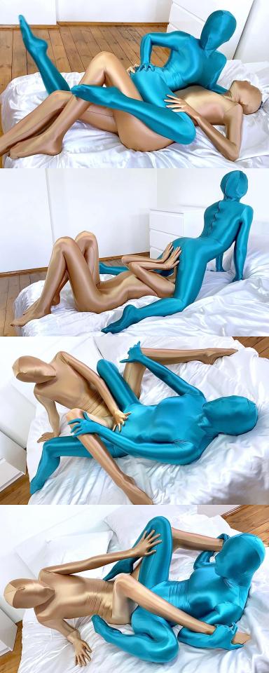 [W’sH]——女同(双女)——金色zentai+孔雀蓝zentai——剪刀腿磨豆腐简直爽飞了 这部两个女同小姐姐可真是放开缠绵了。<br>从床上搞到了地上，又从地上搞回了床上。<br>各种姿势爽了个遍，新的孔雀蓝zentai也是相当上镜！<br>两具香软的女体，在zentai的包裹下，摩擦、冲撞、揉搓……<br>最嗨的是——俩人摆出剪刀腿，相互顶住裆部，震颤着磨豆腐，大声浪叫呻吟着。<br>哇哇哇，简直是zentai女同的快乐巅峰了！！！！<br>现场声音直录，无背景音乐。<br><br>注：<br>W’sH 工作室<br>专注于zentai、紧身衣、spandex、丝滑光泽衣物、乳胶、睡袋、捆绑、锁链……等一系列恋物拍摄。<br>清一色欧美模特，高颜值，好身材。<br>单女、女女、三女应有尽有，各种玩法层出不穷。<br>拍摄手法极具艺术性，作品极具收藏价值。