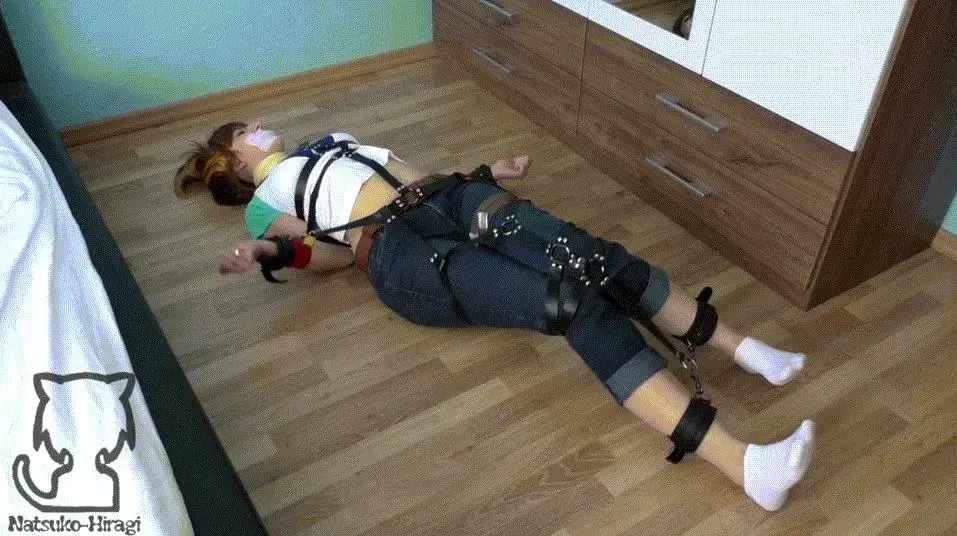 The Kidnap Of Rika Again Damsel: Rika Nonaka<br><br>The model is over 21. Dont post or upload our video some where else or we´ll go for legal consequences!<br><br>Rika got lured into trap and ended up tied and gagged in a basement... After a lot of struggling she escaped her prison and made her way into the kidnappers secret hideout. She was still searching for her partner Renamon. But she wasnt expecting to get chloroformed by one of the evil henchmen... And get a special treatment with a lot of belts, plastergag, bodybag and a tight leather hood! Will she escape???<br><br>Video includes: A lot of moaning!, tapegag, plastergag, stuffgag, sockgag, leather harness, leather belts, belt bound, harness bound, socked feet, gag talk, struggling, bodybag, leather hood, hopping, chloroform, on screen tieing, on screen gagging, handgag, over the shoulder carry, leather collar<br><br>Video Length: 18:32 Minutes