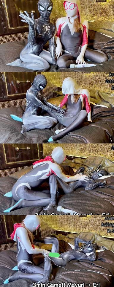 Double Spiders Rubbing Each Other 40min (With Mayuri) (北见女王+人妖玩伴 蜘蛛侠 贴贴 嗡嗡棒玩弄) 终于等来骚媚女王北见的片子了！！<br>真的是几个月一遇的超精彩的作品啊！！<br>一秒梆硬，撸爆了！！<br>女孩 人妖！！蜘蛛侠！！一只黑蜘蛛，一只白蜘蛛。<br>真的是满足太多人的幻想了。<br>时间足够长40 分钟，叫声太苏苏了。<br>女孩 人妖的快乐，那真的是无法想象啊。<br>两部我一起买下来了，放在一个剧集里，方便大家挑选。<br><br>这部是上部：<br><br>北见女王和人妖玩伴，两个人穿着蜘蛛侠zentai，在一起摩擦贴贴。<br>交替使用嗡嗡棒玩弄责罚对方。 <br>在蜘蛛侠紧身zentai的包裹下，全身都变得敏感了。<br> 两个人彼此被玩的享受的不行，浪叫声此起彼伏，估计爽歪歪的都上天了吧！<br><br><span style='color:#b0b0b0;'>[隐藏文字，购买后可见]</span>