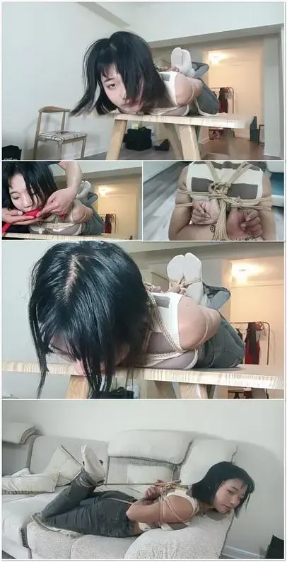 可心试镜第三季，餐桌上的美味肉粽上集，尴尬股绳、勒脚掌驷马，口球,，可爱可心很无助   