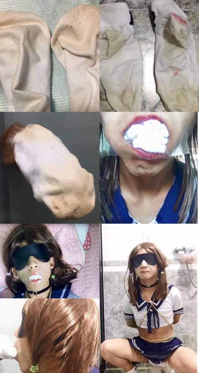 非常精彩！超级重口味调教yy酱！真正的7天原味棉袜+内裤堵嘴捆绑强制GC！极限堵嘴，强制深喉假YJ！包含全过程！ 这次的捆绑调教绝对是最重口味的.<br>真正的7天原味棉袜,看效果图，和原味内裤。<br>袜尖都硬了，可想而知，气味系的绝佳之作！<br>首先直接让yy酱自己把袜子脱下来，两只全部塞入口中，塞满以后。<br>再把内裤脱下来，再塞入口中！就光这一套下来，都差点吐了。<br>再换上蕾丝内裤,穿上白色小丝袜。<br>然后直接捆绑起来，手脚紧紧捆绑，包括脚趾都不放过！<br>带上眼罩,耳塞，塞入TD，直接扔在床上。<br>有非常细节的堵嘴和拿出来的过程！<br>第二步再把原味臭袜套在JYJ上，袜尖最脏的部分对准喉咙！<br>强制深喉到最底部！保持一段时间，直接干吐！<br>最后分开腿，把JYJ放在地上，强制上下移动！<br>内容非常重口！真的是说实话，这个原味真的太重了！<br>网盘是高画质文件，文件较大，后缀改为.mp4即可