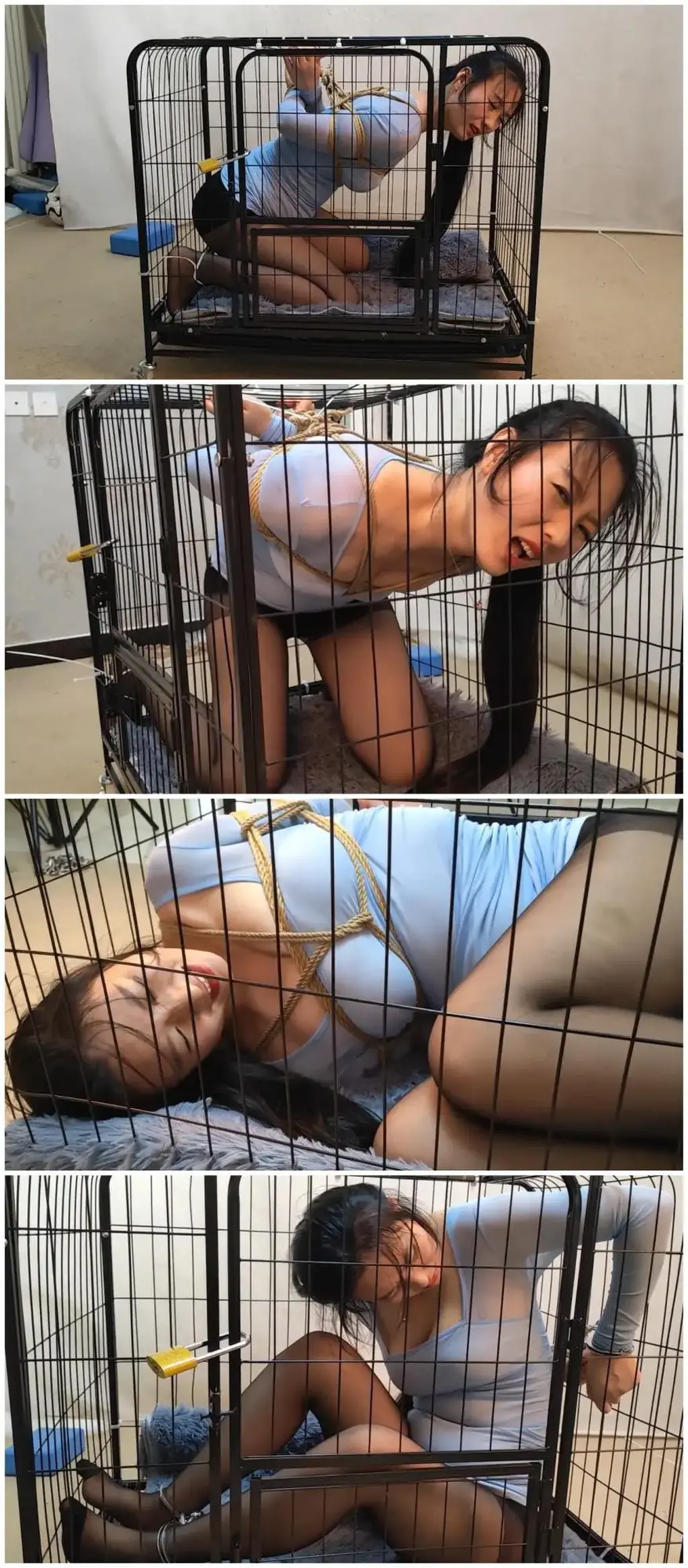 齐玉 丰满的少妇塞入笼子 束缘阁 齐玉 丰满异常的少妇蜷缩笼中调叫   定拍 QQ 63111044 <br>不要用手机下载 用电脑下载完成之后解压  解压密码 ：随心