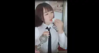 原创  美女直播堵嘴录制 美女直播嘟嘴