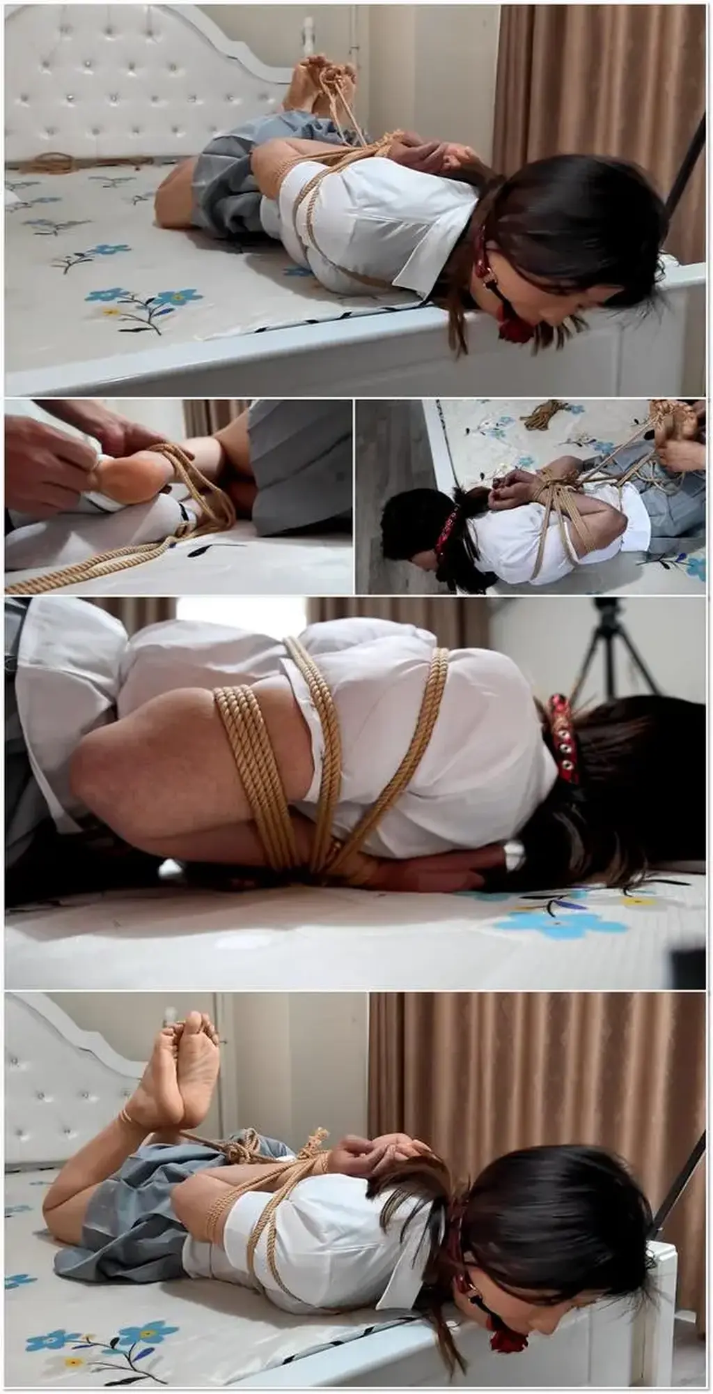 女主管的特殊促单第二季，送她一朵另类小玫瑰、观音驷马，脱袜玩脚，微酸美足之痒，女主管很努力，奔波了一天的嫩脚丫虽然确实很诱人，也确实有点酸啊  