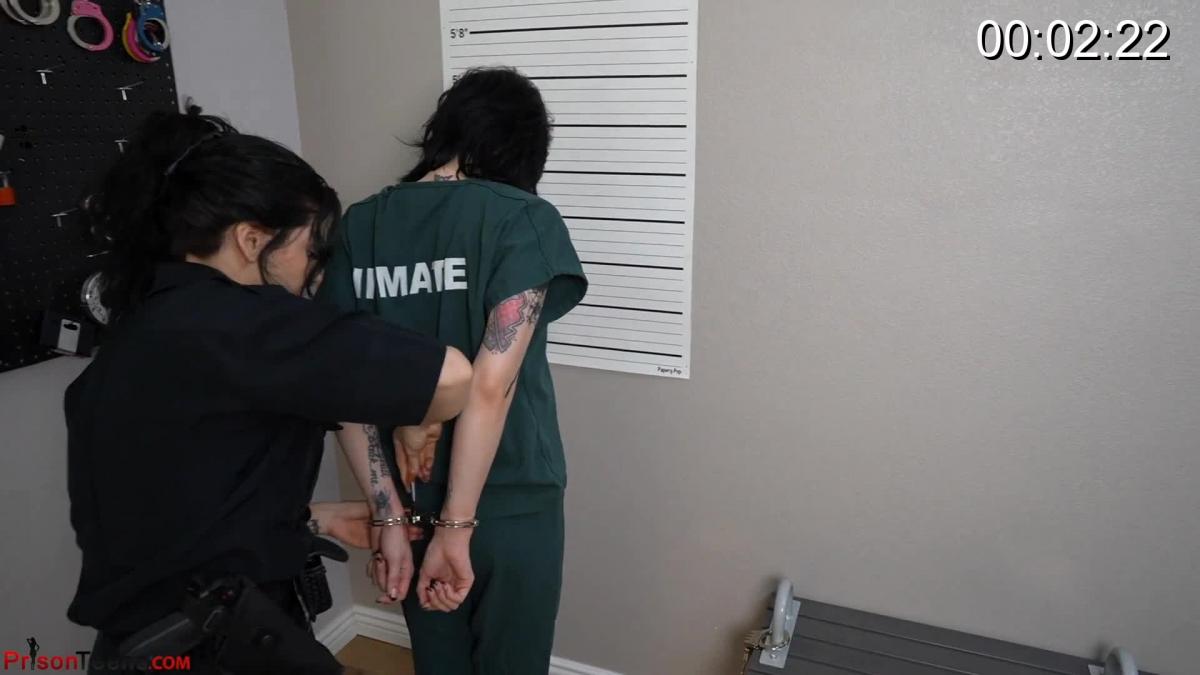 Larz Arrested Part 3 Larz finally gets her uniform and gets to go in her cell. The next day she is offered some yard time. Come see the final part of this series!