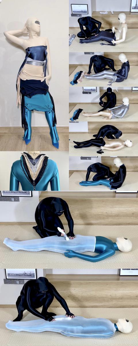 [爱丝袜の凌风姐姐]——6层zentai会有多紧呢？——(六层zentai+一层超紧丝袋)+(嗡嗡棒+放置+强高) 自上次紫罗兰全包被弄哭之后，剧组都以为凌风再也不会有想玩包裹的欲望了。<br><br>但是有些人，真的是又菜又爱玩～～～<br><br>凌风又提出了要穿6件zentai的想法，没别的，就是又皮痒了，想试试能有多滑有多紧。<br><br>剧组笑了，必须满足她。<br><br>专门安排小伙伴在一旁帮忙穿zentai，最后再放倒包上一层紧身丝袜睡袋，裆部固定一支嗡嗡棒，强高走起。<br><br>看着被包了n层的凌风在地上呻吟着扭来扭去，貌似还挺享受呢～～～