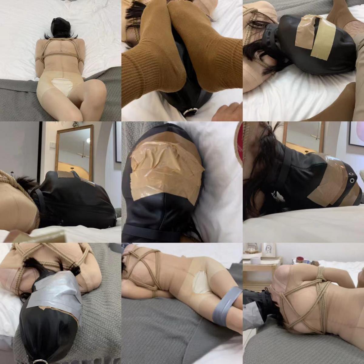 【默示录】【双马尾小泪的呼吸限制上】小泪继续被惩罚、被迫穿上肉色的全包丝袜，嘴巴被封，全身被拘束，套上头套，享受我的臭脚味道~ 1.周更视频<br>2.接长期定拍，价格优惠，非诚勿扰，加好友备注来意，QQ：1144600542<br>3.不接受露脸、裸露X器官，大尺度等内容<br>4.招长安地区的兼职模特，时间灵活，待遇可谈，联系方式同上<br>5.压缩包密码：wkswks<br>6.祝各位吧友，身体健康，生活美满
