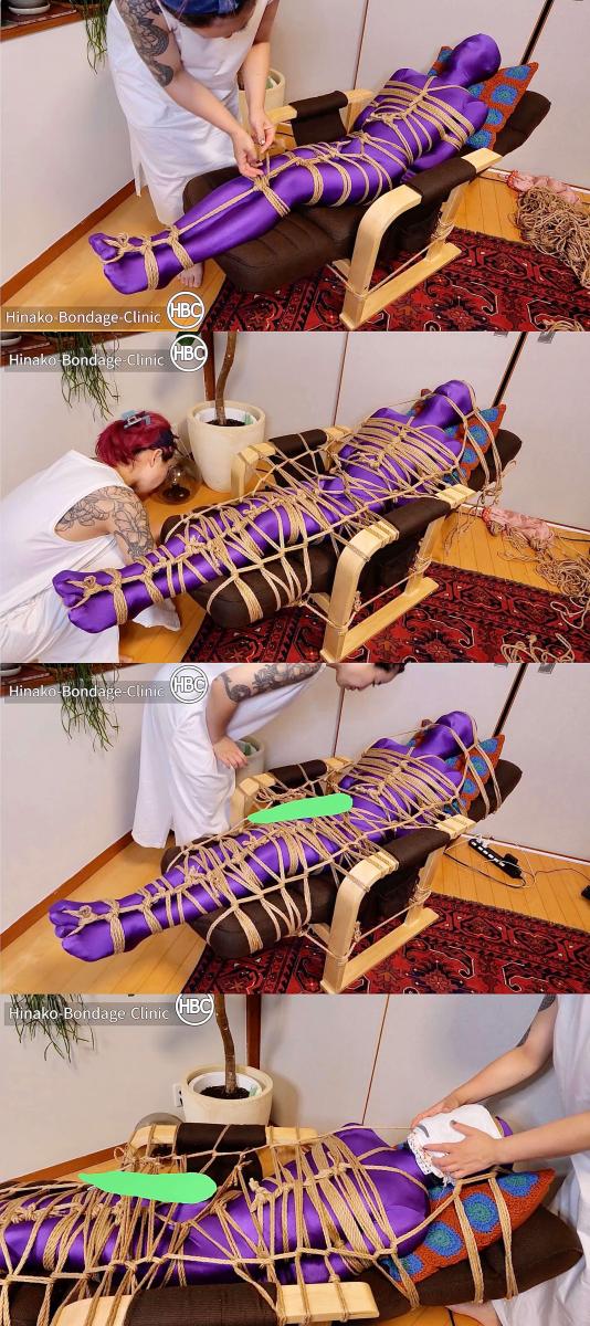 Full Body Tights and Rigid Chair Shibari HBC工作室的这部很推荐，集zentai、绳艺、ZX、强高于一体。<br>很少有这么大型的捆绑现场了。很有收藏价值。<br>45分钟，时长相当给力。<br><br>雏奈子女王给了zentai男奴来一个超级漂亮而又繁琐的高难度大捆绑，把zentai男奴牢牢的拘束在了椅子上面。<br>随后又在zentai男奴的裆部固定上一只嗡嗡帮，放置墙高榨精。<br>最后还拿出好几层叠好的枕套，铺在zentai男奴的脸上，狠狠地捂住，让zentai男奴在ZX和强高中达到快乐的巅峰。