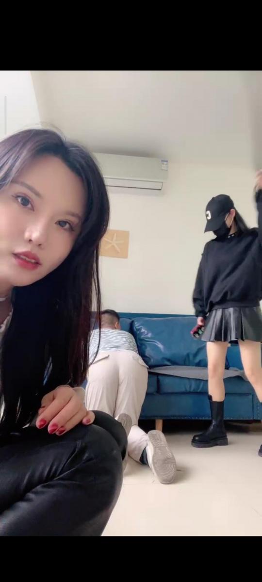 带新的闺蜜调教【安琪】 套路安琪女王，带素人闺蜜调狗                                               狠狠踢裆耳光鞭打，羞辱踩踏