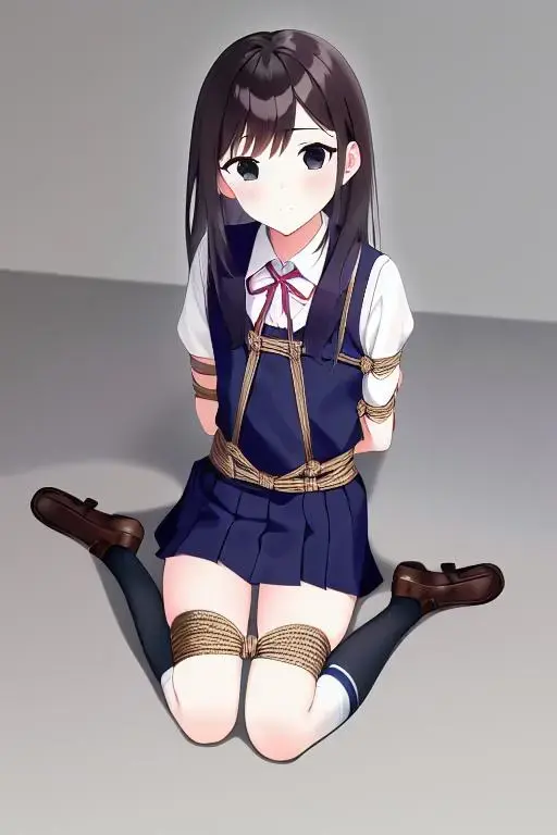 P站画师图集搬运12 - 来自P站画师 [丝袜,学生（水手服）,蟹缚,白丝,跪缚,口球,JK,挣扎,绑架]
