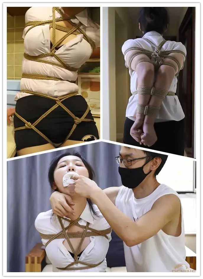 【半岛束艺台定制】如何克制购物节的女友1 马上就是双2了，为了防止白鲸买买买，特意为了准备了一个游戏，赢了就能清空购物车，输了嘛，就会受到纸条上相应的惩罚...<br>当然，参加游戏也是有门槛的，白鲸必须要被欧式捆绑，脚上也带着脚镣...<br>纸条分成四份藏在屋子里的角落中，白鲸翻遍了整个屋子，找到的当然是只有惩罚了，身上的绳索又多了一些，不仅如此，脚上穿的白袜还塞到了自己的嘴里....