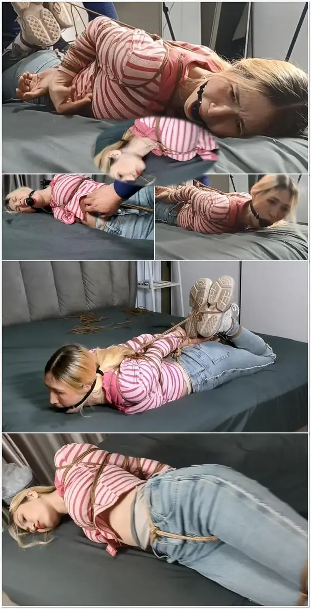 西域美女的绳艺风情，维族新人葡萄试镜第二季，口球驷马酷虐捆绑、痒刑测试，异族韵味的呻吟与闷笑，小蛮腰的诱人律动。一直认为，新人的所有第一次，才是这里真正的魅力所在  