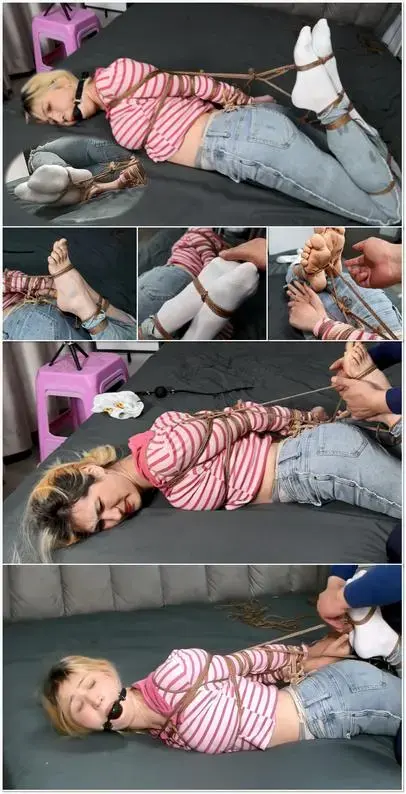 西域绳艺风情，优秀新人葡萄试镜第三季：口球驷马挣扎，SP、痒刑折磨，小翘臀、白袜子与脏脚丫，“阳腔怪调”的哼哼唧唧很有感觉（白袜、虐足福利片）  