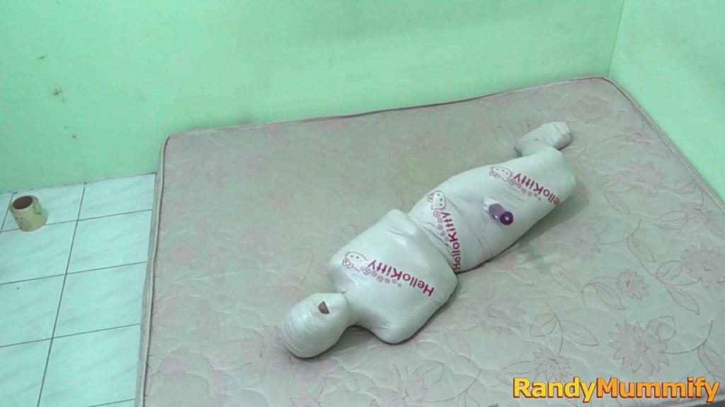 [RM098] Beautiful Girl Mummified In Room Then Decorated With Hello Kitty Stickers Then Stimulated Wi Beautiful Girl Mummified In Room Until Helpless Then Her Body Decorated With Hello Kitty Stickers Then Stimulated With Vibrator Until This Girl Struggles