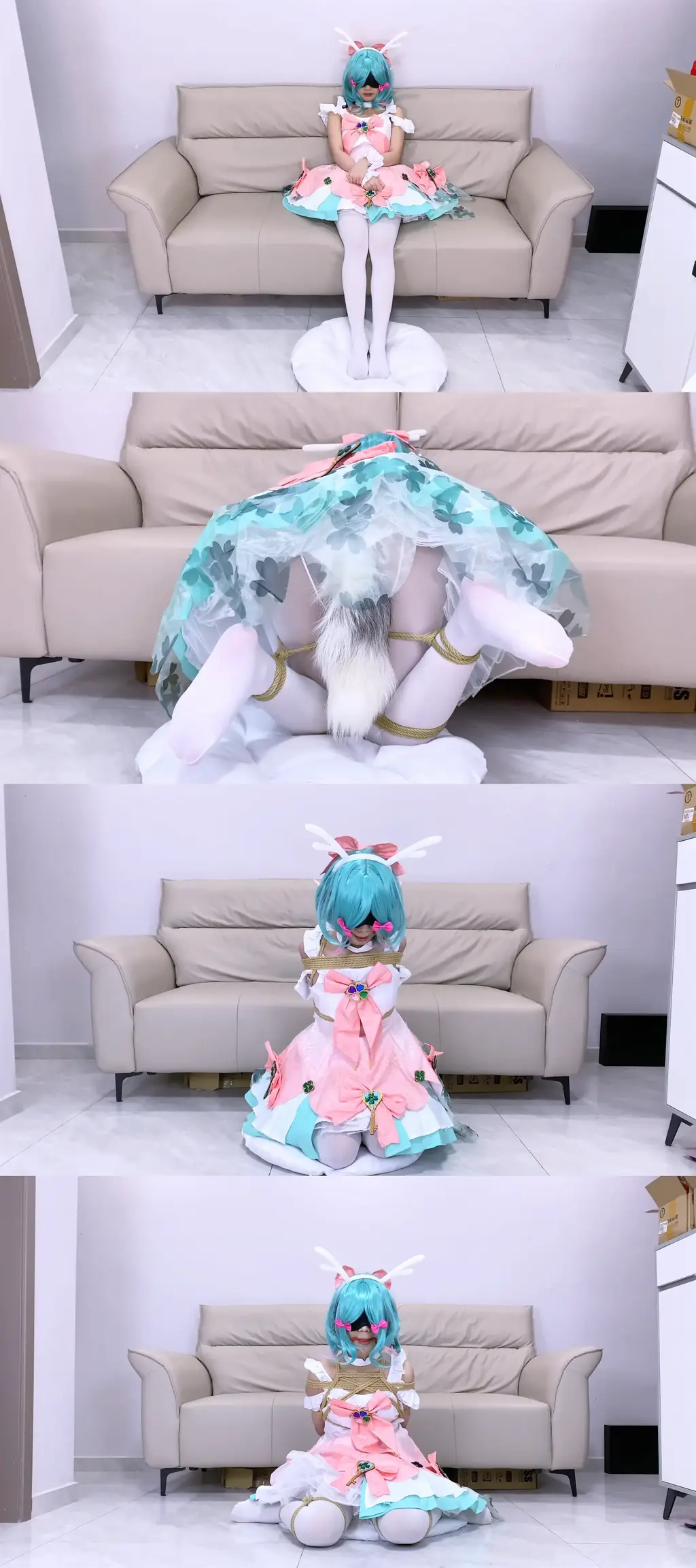 【嗷大喵】-《少女情劫》-客户定拍-第十三集-瑶-时之祈愿cos+k9捆法+撅屁股+全程尾巴+棒棒刺激+欧式直臂+胸缚+蟹缚折腿捆+抱着qg+日式紧缚+胸缚+蟹缚抱着qg+多次gc反应+口球流口水等等 【嗷大喵】-《少女情劫》-客户定拍-第十三集-瑶-时之祈愿cos k9捆法 撅屁股 全程尾巴 棒棒刺激 欧式直臂 胸缚 蟹缚折腿捆 抱着qg 日式紧缚 胸缚 蟹缚抱着qg 多次gc反应 口球流口水等等<br>解压密码：aodamiao，双重密码均是这个！<br>个别用户压缩包无法解压请下载：360压缩 软件进行解压，因为我是用360压缩软件进行生成的压缩包，此软件百分百解压！<br>出镜：路崽子<br>公告：Q：3163282696定拍咨询，接知名动漫游戏cos定拍，（支持4k画质定拍，版权买断，独享，小剧情定拍等）长期招募女绳模，不接伪娘谢谢！无事勿加加了也不会通过，加好友备注来意！定拍只接绳艺捆绑＋轻调教，不接大尺度，违规露点露出，色情内容，致息，金属，重口一类的！不玩推，不上推!<br>有兴趣的朋友也可以提供服装以便于视频拍摄