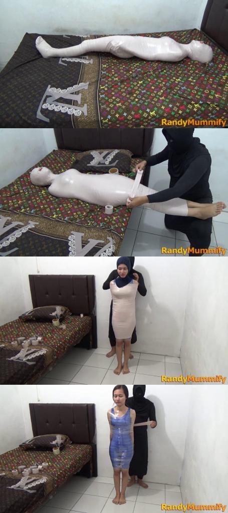 [RM135] A Beautiful Innocent Girl Was First Tightly Wrapped As A Mummy In A Bedroom Until She Was He A beautiful and still innocent girl is invited to perform a mummification scene for the first time.<br>This girls body was wrapped so tightly that it was helpless to look very sexy. Not long after, this girl struggled to ask to be released.