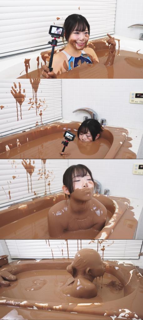【動画のみ】CHOCO-HOLiC 12 沙月恵奈 巧克力浴系列第12期，这期千万不能错过，主角可是之前香格里拉的老熟人沙月惠奈，穿着pharfaite我最喜欢的一身玩泥，，其实是巧克力了<br>从预览到视频等了很久终于放出来了，这也是d-style lab工作室最长的一期作品，之前都是十几分钟<br>加量不加价，这次还是8钻