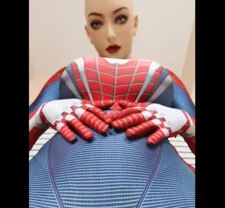 【kaya】 2022-11-08 kaya 视频分享<br>zentai mask<br>A real low, tight, and close angle vid of my pussy stuck tight inside my spidey zentai for you all