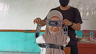 Hijab Girl Locked Up In Room (ID-BOUND039) Beautiful Girl in Hijab Held Hostage with Blindfold and Mouth Tape
