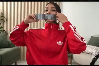 red sweatshirt with duct tape Just try the tape on your mouth as a simple gag, I wish it did something more