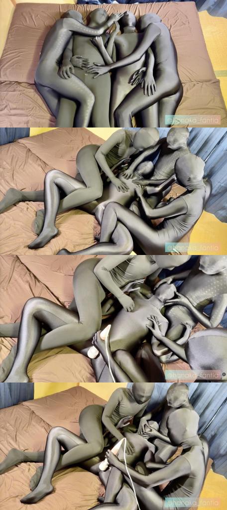 2025-07-2 【︎✿小花︎✿】②BLACK ZENTAI SURISURI-2 华花的激情4P游戏，二女二男。<br>先是四个人缠绵交织在一起相互抚摸摩擦。<br>随后华花被控制在中间，一个人负责用快乐棒强高折磨，另外两个负责抚摸刺激还有捂脸窒熄。<br><br><span style='color:#b0b0b0;'>[隐藏文字，购买后可见]</span>