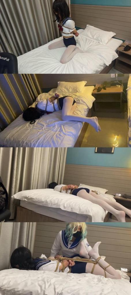 【玖喵】把玩白丝死水库捆绑抚摸细麻绳抽打屁股最后盖着被子睡觉 原创不易，感谢支持，可先预览图片都是用心截的<br>水手服和死水库白丝，抚摸挑逗白丝小脚，抽打屁股（不得不说真的很痛）<br>白丝踩脸，挑逗抚摸<span style='color:#b0b0b0;'>[隐藏文字，购买后可见]</span>，放置床上，玩弄把玩<br>深夜喵喵连续被玩好几天，累的不动，那就盖上被子绑着睡一觉吧<br>Q：<span style='color:#b0b0b0;'>[隐藏文字，购买后可见]</span>推特：<span style='color:#b0b0b0;'>[隐藏文字，购买后可见]</span>欢迎交流<br>