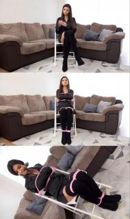 Zara Mae - The Security Test Zara Mae charitied and gagged.