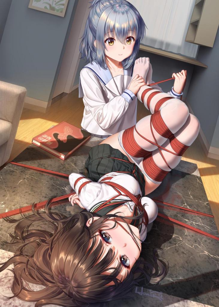束缚合集128 [百合女同,口球,捆绑,驷马,女仆装]