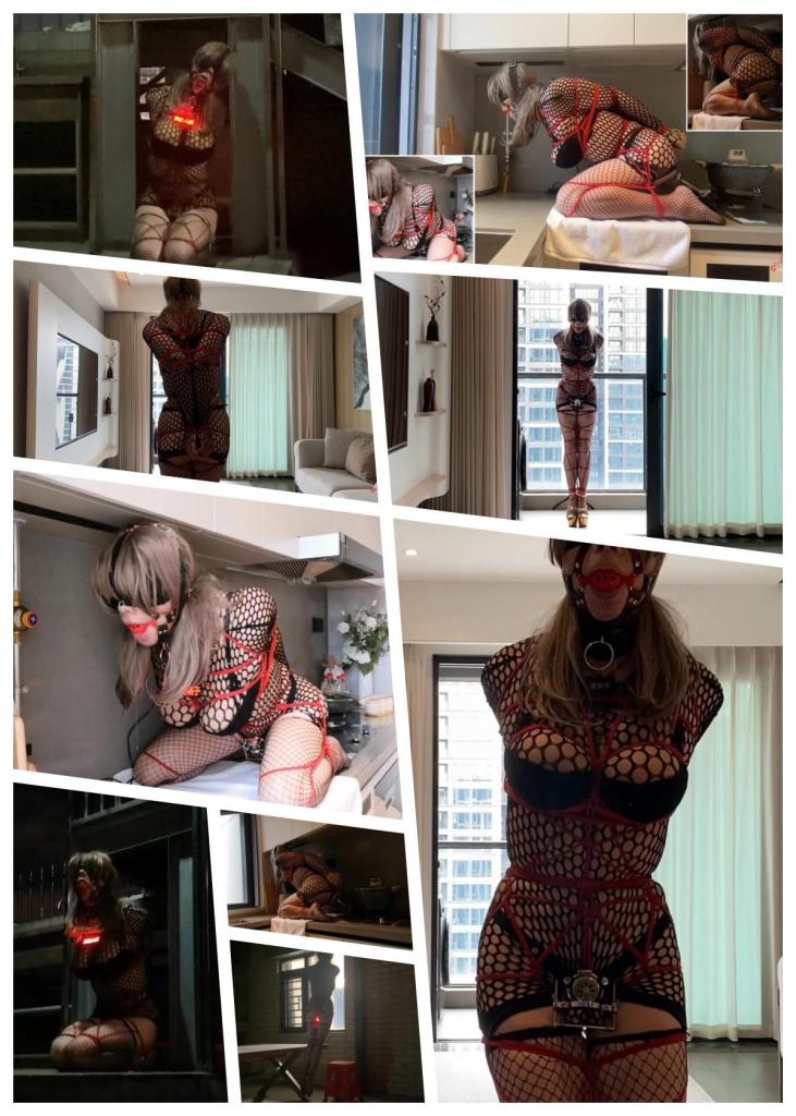 ♥♥♥CD伪娘小诡的自缚143 衣不遮体的贫穷伪娘♥♥♥ 鉴于小诡多次被投诉穿的太多<br>所以这次决定轻装上阵<br>这全身破洞的衣服总没问题了吧<br>另外这次小诡尝试戴了夹蛋器并腿捆绑<br>小诡表示只要不做剧烈动作<br>一般勉强可以接受<br>最后小诡强调<br>玩自缚吊的时候一定要选择粗一点的绳子<br>千万不要用细绳<br>这次小诡就是用细绳自缚<br>结果[X_X]的那一刻几乎就疼的缴械了<br>最后全凭毅力多坚持了一分钟<br>另外动图和预览视频可以去推X看<br>就这样~<br>百度盘用户下载解压后修改后缀名.MP4