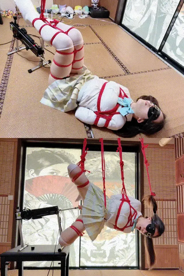 【缚心室】双马尾JK少女的吊缚折磨！两小时高强度折磨，炮机+AV棒吊在天上玩，全程求饶哀嚎，被一次次玩到GC颤抖 本工作室长期招聘女绳模、女m，欢迎有兴趣的同好前来了解。<br>★解压密码:fuxinshi，两次解压后修改后缀名为mp4，勿在线解压和观看