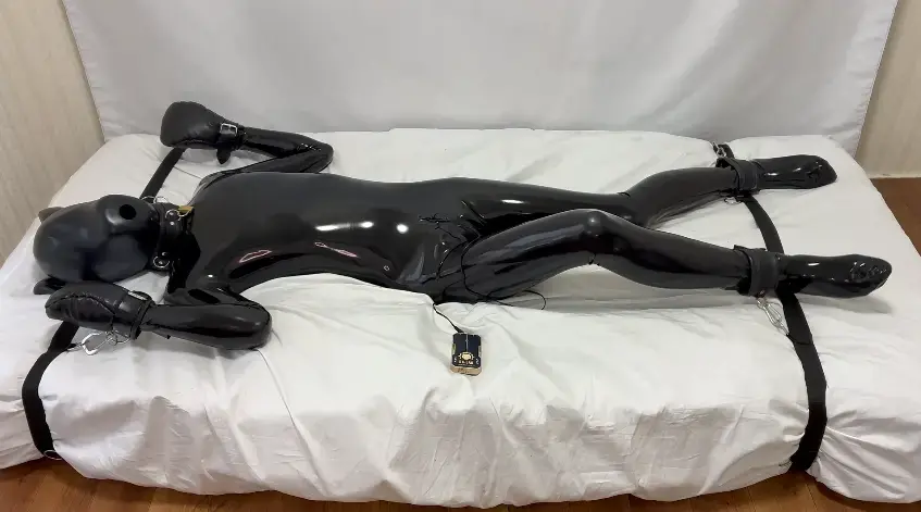 ドローンわんわん電流責め <span style='color:#b0b0b0;'>[隐藏文字，购买后可见]</span><br>乳胶、电击、全包紧身衣、全包头套、乳胶紧身衣、拘束、束缚、捆绑、郊狼、皮带