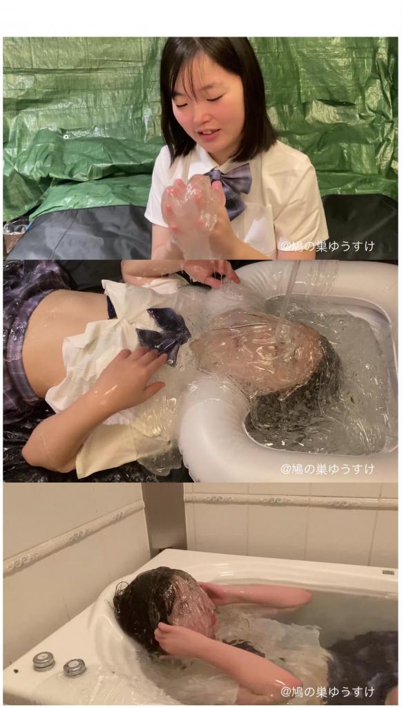 水あめ遊び　vol.2 奶油系列这个工作室的一个作品，不过不是奶油，是一种透明的糖浆<br>该说不说这个有cocoasoft胶水系列那意思了<br>甚至我觉得黏性方面要强十倍<br>耍到最后整个人被粘在上面要人帮忙才坐起来<br>这个糖的光泽度非常好，浴缸里小姑娘脑袋像个冰糖葫芦一样。。。