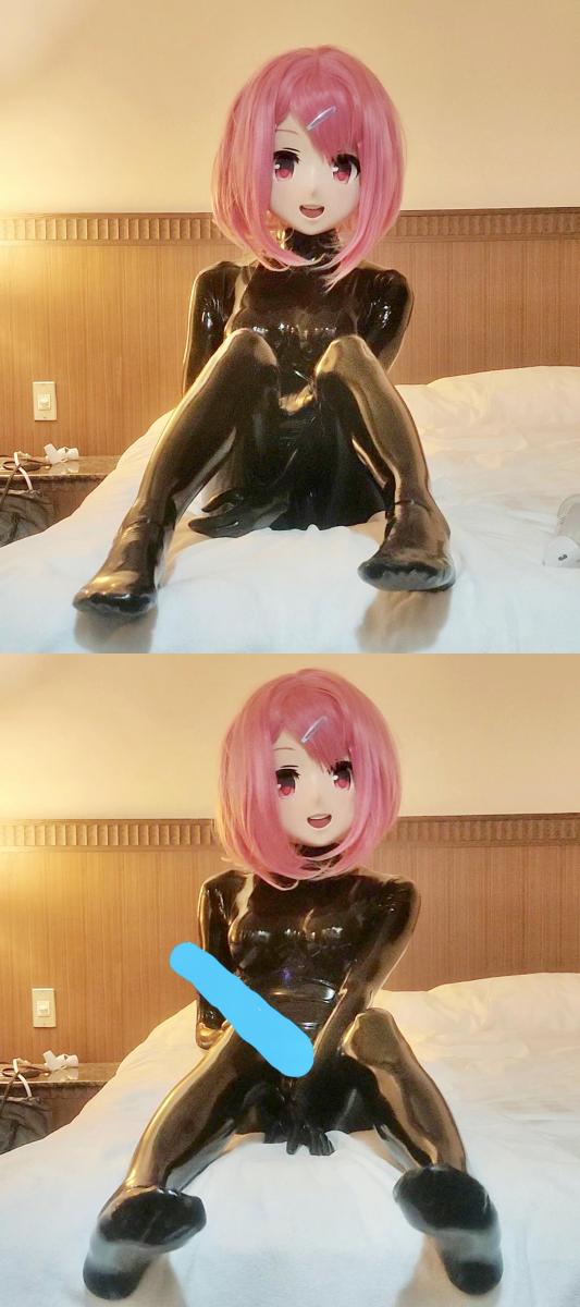 Haku’s Lab No.4 Latex 乳胶娃娃的榨精训练课程 只是一层胶衣怎么够呢？还要加上真空袋和丝袜，更多更多——